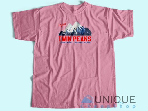 Twin Peaks Ghostwood T-Shirt Unisex Custom Tee Shirt Printing