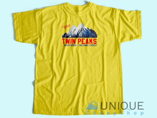 Twin Peaks Ghostwood T-Shirt Unisex Custom Tee Shirt Printing