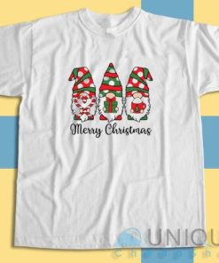 Upgrade your style with Christmas Family Gnome T Shirt Size S 3XL 3