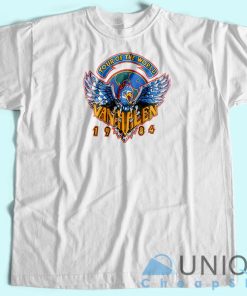 Van Halen Tour of the World T-Shirt Unisex Custom Tee Shirt Printing