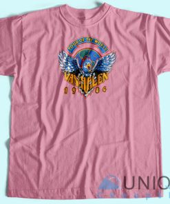 Van Halen Tour of the World T Shirt Unisex Custom Tee Shirt Printing 3