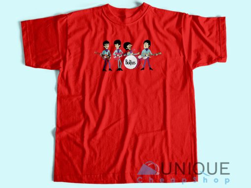 Vintage Beatles T-Shirt Unisex Tee Shirt Printing Size S-3XL