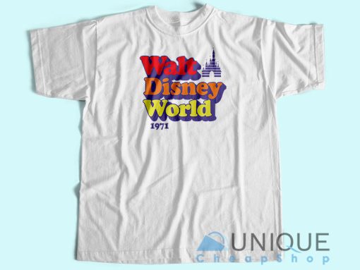 Walt Disney World 1971 T-Shirt Adult  Unique Design T-Shirt