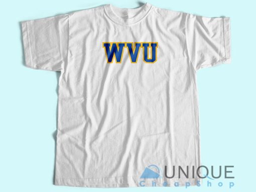 West Virginia University Logo Unisex adult T-shirt Printing