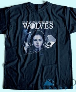 Wolves Selena Gomez Marshmello T-Shirt Size S – 3XL