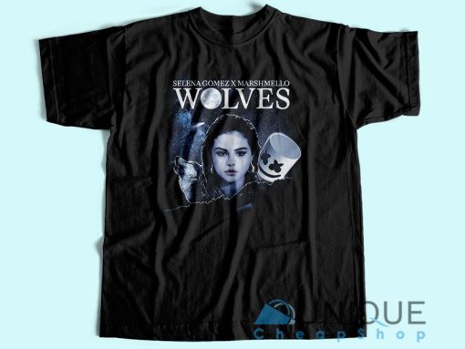Wolves Selena Gomez Marshmello T-Shirt Size S – 3XL