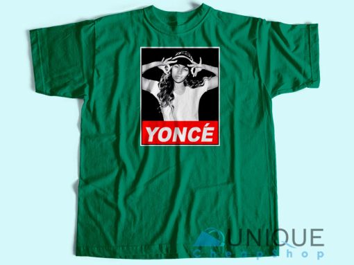 Yonce Obey Style T-Shirt Unisex Custom Tee Shirt Printing