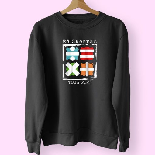 2023 Ed Sheeran Mathematics America Tour Sweatshirt Design