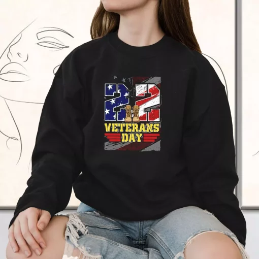 22 Veterans Day Holiday Sweatshirt
