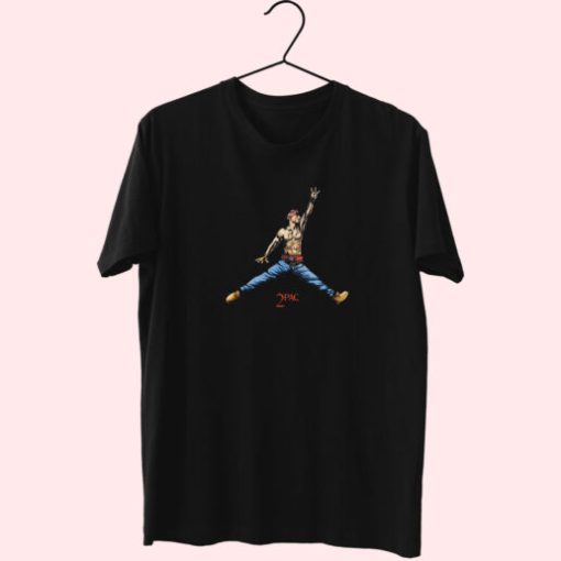 2Pac Jump Parody Vintage Essentials T Shirt