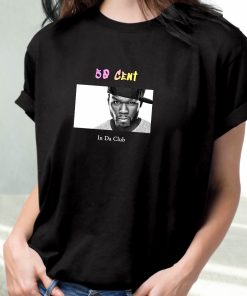 50 Cent In Da Club Hip Hop Rapper T Shirt