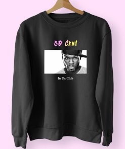 50 Cent In Da Club Vintage Rapper Sweatshirt 50 Cent In Da Club Vintage Rapper Sweatshirt