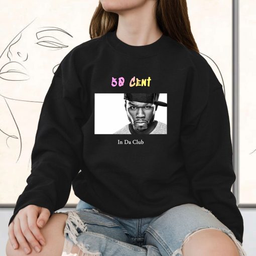 50 Cent In Da Club Vintage Rapper Sweatshirt