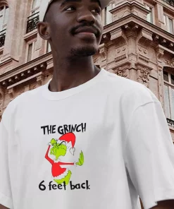 6 Feet Back Funny Grinch Thanksgiving Vintage T Shirt 2 6 Feet Back Funny Grinch Thanksgiving Vintage T Shirt 3