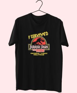 90S I Survived Jurassic Park The Ride Universal Studios Essentials T Shirt 90S I Survived Jurassic Park The Ride Universal Studios Essentials T Shirt