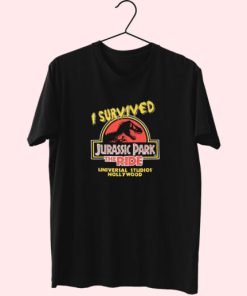 90S I Survived Jurassic Park The Ride Universal Studios Essentials T Shirt