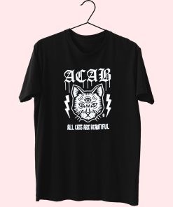 Acab All Cats Are Beautiful Essentials T Shirt