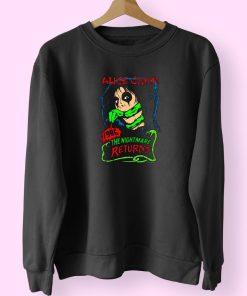 Alice Cooper The Nightmare Returns Sweatshirt Design