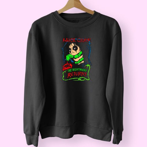 Alice Cooper The Nightmare Returns Sweatshirt Design