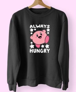 Always Hungry Kirby Funny Vintage 70s Sweatshirt