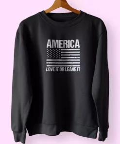 America Love it or Leave It Holiday Sweatshirt 3 America Love it or Leave It Holiday Sweatshirt 4