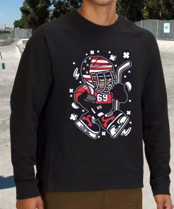 American Hockey Kid Funny Graphic Sweatshirt 2 American Hockey Kid Funny Graphic Sweatshirt 3