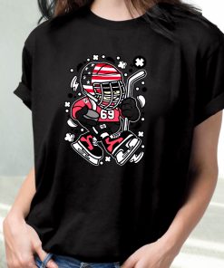 American Hockey Kid Funny Graphic T Shirt 2 American Hockey Kid Funny Graphic T Shirt 3