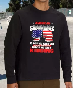 American Submarines Beat Us Must Be Kidding Holiday Sweatshirt 2 American Submarines Beat Us Must Be Kidding Holiday Sweatshirt 3