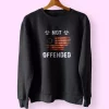 American Victory 1776 Retro Not Offended Holiday Sweatshirt