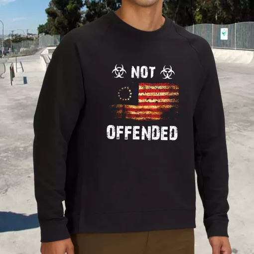 American Victory 1776 Retro Not Offended Holiday Sweatshirt