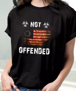 American Victory 1776 Retro Not Offended Vetrerans Day T Shirt