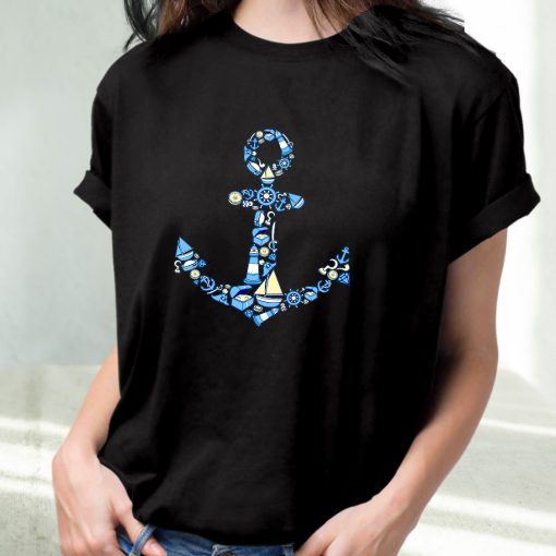 Anchor Funny Graphic T Shirt