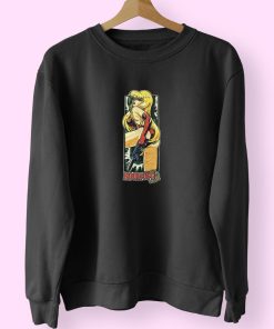 Anime Blonde Girl Hook Ups Sweatshirt Design Anime Blonde Girl Hook Ups Sweatshirt Design