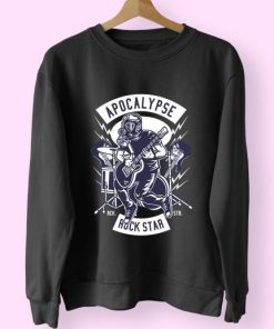 Apocapyse Rock Star Funny Graphic Sweatshirt 3 Apocapyse Rock Star Funny Graphic Sweatshirt 4