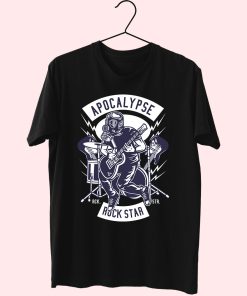 Apocapyse Rock Star Funny Graphic T Shirt Apocapyse Rock Star Funny Graphic T Shirt