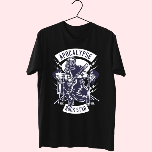 Apocapyse Rock Star Funny Graphic T Shirt