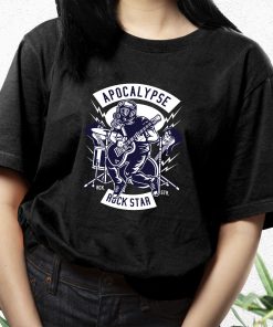 Apocapyse Rock Star Funny Graphic T Shirt