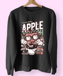 Apple Crunch Funny Graphic Sweatshirt Apple Crunch Funny Graphic Sweatshirt