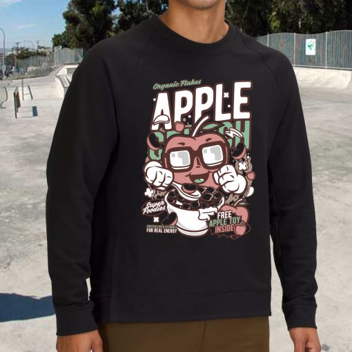Apple Crunch Funny Graphic Sweatshirt