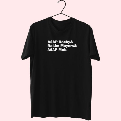 Asap Rocky Rakim Mayers Asap Mob Essentials T Shirt