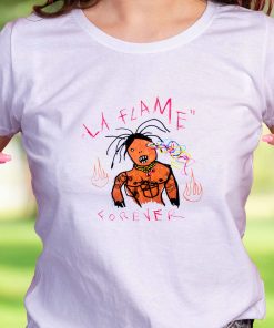 Astroworld Travis Scitt La Flame Forever Casual T Shirt 1 Astroworld Travis Scitt La Flame Forever Casual T Shirt 2