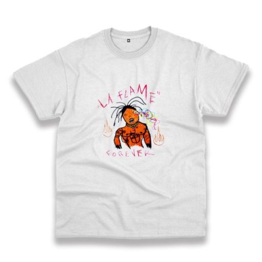 Astroworld Travis Scitt La Flame Forever Casual T Shirt