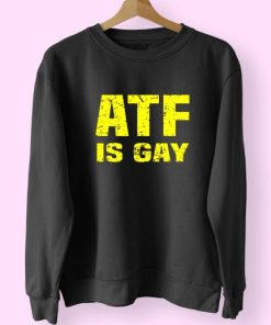 Atf Is Gay Trendy 80s Sweatshirt 3