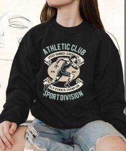 Athletic Runner Funny Graphic Sweatshirt