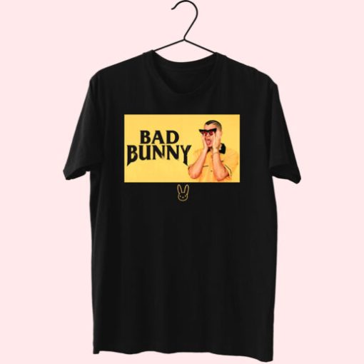 Bad Bunny Black And Yellow Essential T Shirt
