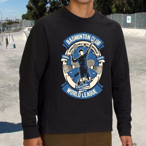Badminton Club Funny Graphic Sweatshirt