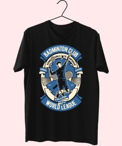 Badminton Club Funny Graphic T Shirt