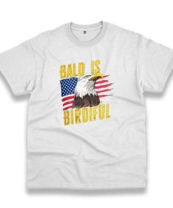 Bald Is Beautiful 4Th Of July Vintage Tshirt