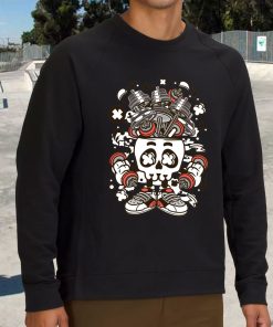Barbell Skull Head Funny Graphic Sweatshirt 2 Barbell Skull Head Funny Graphic Sweatshirt 3