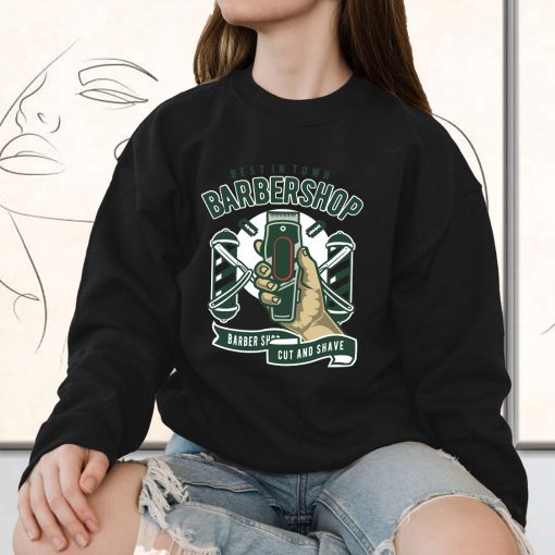 Barbershop Funny Graphic Sweatshirt